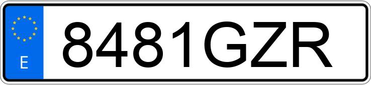 Numer rejestracyjny 8481GZR posiada SKODA ROOMSTER Numer rejestracyjny 8481GZR posiada SKODA ROOMSTER