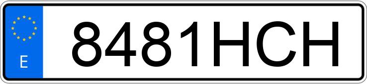 Numer rejestracyjny 8481HCH posiada NISSAN QASHQAI