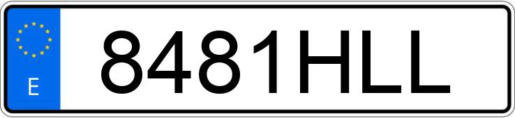 Numer rejestracyjny 8481HLL posiada LAND ROVER RANGE ROVER