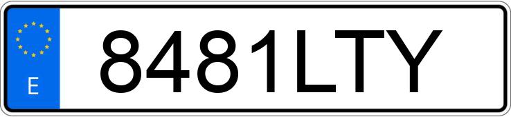 Numer rejestracyjny 8481LTY posiada SEAT LEON