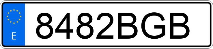 Numer rejestracyjny 8482BGB posiada FORD FOCUS