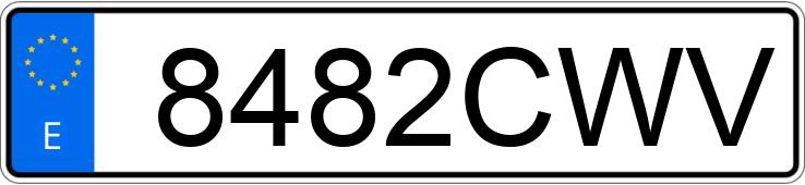 Numer rejestracyjny 8482CWV posiada VOLKSWAGEN GOLF Numer rejestracyjny 8482CWV posiada VOLKSWAGEN GOLF