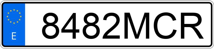 Numer rejestracyjny 8482MCR posiada OPEL ASTRA