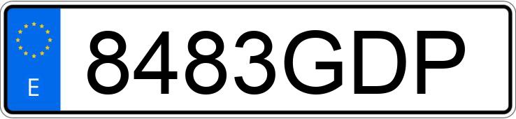 Numer rejestracyjny 8483GDP posiada RENAULT LAGUNA Numer rejestracyjny 8483GDP posiada RENAULT LAGUNA