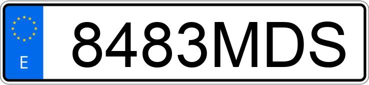 Numer rejestracyjny 8483MDS posiada SEAT ATECA Numer rejestracyjny 8483MDS posiada SEAT ATECA