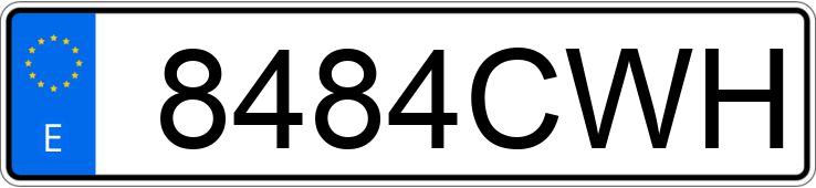 Numer rejestracyjny 8484CWH posiada RENAULT MEGANE Numer rejestracyjny 8484CWH posiada RENAULT MEGANE