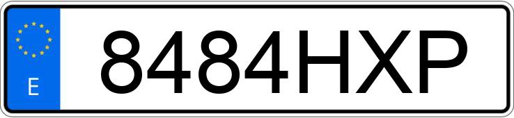 Numer rejestracyjny 8484HXP posiada RENAULT MEGANE Numer rejestracyjny 8484HXP posiada RENAULT MEGANE