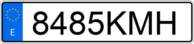 Numer rejestracyjny 8485KMH posiada DODGE CHALLENGER