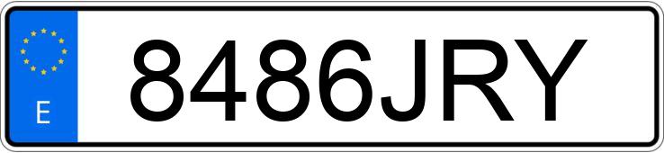 Numer rejestracyjny 8486JRY posiada HYUNDAI TUCSON