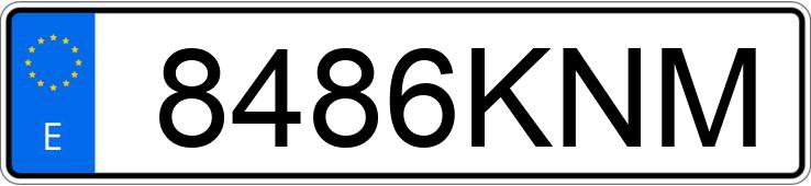 Numer rejestracyjny 8486KNM posiada PEUGEOT 5008