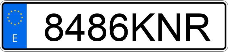 Numer rejestracyjny 8486KNR posiada KIA SOUL