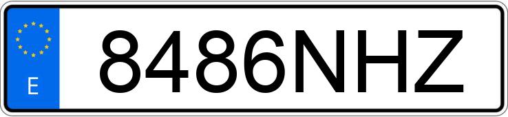 Numer rejestracyjny 8486NHZ posiada CHEVROLET-GM CORVETTE