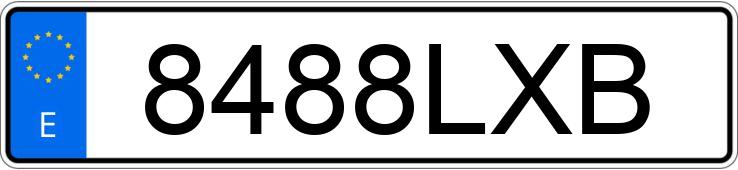 Numer rejestracyjny 8488LXB posiada VOLKSWAGEN GOLF Numer rejestracyjny 8488LXB posiada VOLKSWAGEN GOLF