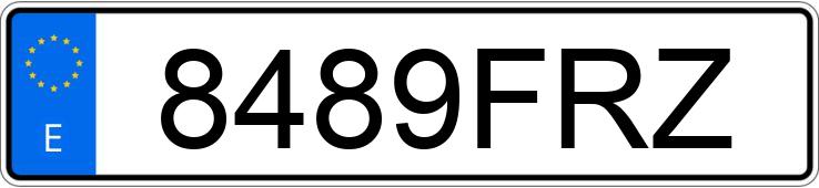 Numer rejestracyjny 8489FRZ posiada CITROEN C4 GRAND PICASSO Numer rejestracyjny 8489FRZ posiada CITROEN C4 GRAND PICASSO