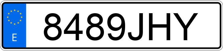 Numer rejestracyjny 8489JHY posiada MERCEDES GLA (156)