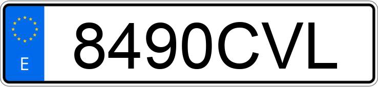 Numer rejestracyjny 8490CVL posiada VOLKSWAGEN NEW BEETLE Numer rejestracyjny 8490CVL posiada VOLKSWAGEN NEW BEETLE