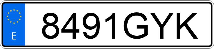 Numer rejestracyjny 8491GYK posiada MERCEDES E (212-207) Numer rejestracyjny 8491GYK posiada MERCEDES E (212-207)