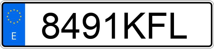 Numer rejestracyjny 8491KFL posiada TOYOTA AURIS