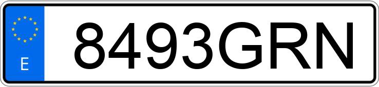 Numer rejestracyjny 8493GRN posiada RENAULT LAGUNA Numer rejestracyjny 8493GRN posiada RENAULT LAGUNA