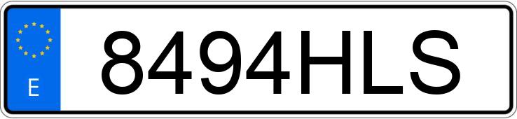 Numer rejestracyjny 8494HLS posiada MERCEDES M (166)