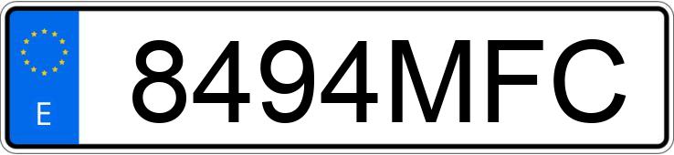 Numer rejestracyjny 8494MFC posiada HYUNDAI I30 FASTBACK Numer rejestracyjny 8494MFC posiada HYUNDAI I30 FASTBACK