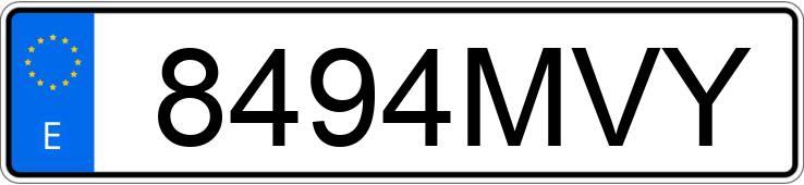 Numer rejestracyjny 8494MVY posiada MERCEDES CLA (118) Numer rejestracyjny 8494MVY posiada MERCEDES CLA (118)