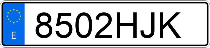 Numer rejestracyjny 8502HJK posiada AUDI A4 Numer rejestracyjny 8502HJK posiada AUDI A4