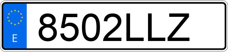 Numer rejestracyjny 8502LLZ posiada TOYOTA C-HR Numer rejestracyjny 8502LLZ posiada TOYOTA C-HR