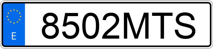 Numer rejestracyjny 8502MTS posiada RENAULT CLIO Numer rejestracyjny 8502MTS posiada RENAULT CLIO
