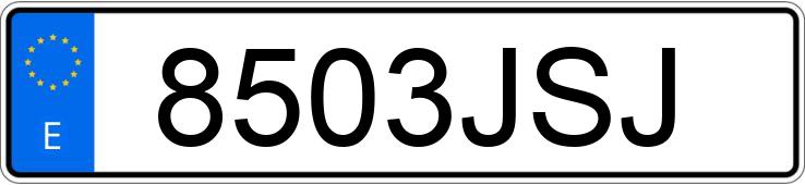 Il numero di registrazione 8503JSJ ha PEUGEOT 2008
