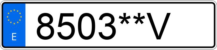 Numer rejestracyjny 8503**V posiada VOLVO V40