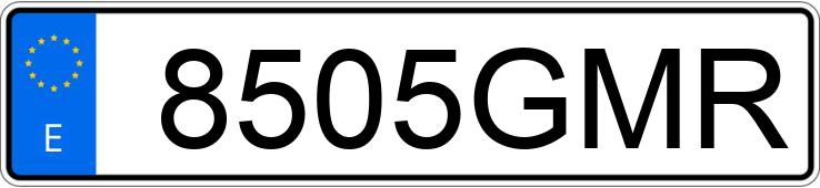 Numer rejestracyjny 8505GMR posiada AUDI A4