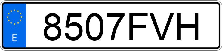 Numer rejestracyjny 8507FVH posiada MAZDA MAZDA3 Numer rejestracyjny 8507FVH posiada MAZDA MAZDA3