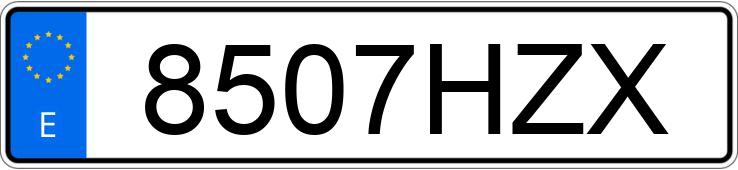 Numer rejestracyjny 8507HZX posiada BMW X3 Numer rejestracyjny 8507HZX posiada BMW X3