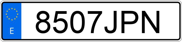 Numer rejestracyjny 8507JPN posiada AUDI A6