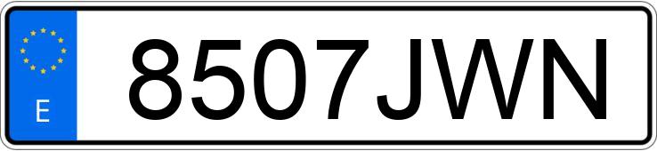 Numer rejestracyjny 8507JWN posiada LAND ROVER DISCOVERY