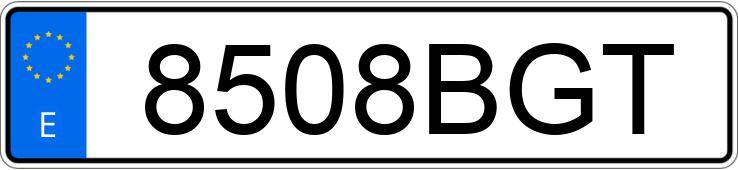 Numer rejestracyjny 8508BGT posiada VOLKSWAGEN TRANSPORTER Numer rejestracyjny 8508BGT posiada VOLKSWAGEN TRANSPORTER