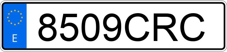 Numer rejestracyjny 8509CRC posiada SEAT TOLEDO Numer rejestracyjny 8509CRC posiada SEAT TOLEDO