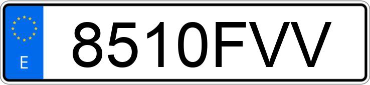 Numer rejestracyjny 8510FVV posiada VOLVO S40