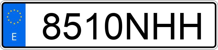 Numer rejestracyjny 8510NHH posiada CITROEN JUMPER