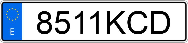 Numer rejestracyjny 8511KCD posiada NISSAN QASHQAI