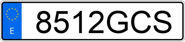 Numer rejestracyjny 8512GCS posiada SEAT LEON