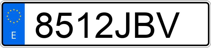 Numer rejestracyjny 8512JBV posiada OPEL ASTRA