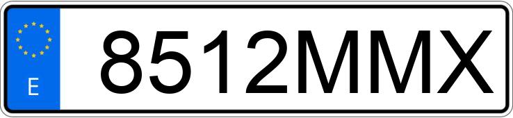 Numer rejestracyjny 8512MMX posiada MERCEDES E (214)