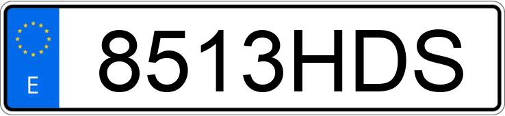 Numer rejestracyjny 8513HDS posiada VOLKSWAGEN POLO