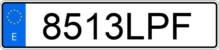 Numer rejestracyjny 8513LPF posiada MAN TGE