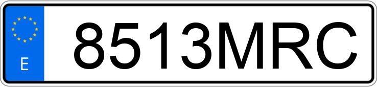 Numer rejestracyjny 8513MRC posiada IRIZAR IE TRAM