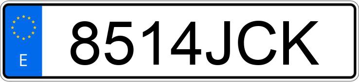 Numer rejestracyjny 8514JCK posiada PEUGEOT 208