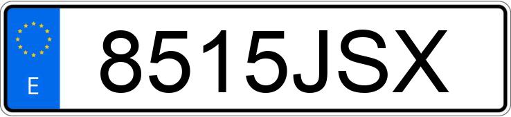 O número de registro 8515JSX tem FORD FIESTA