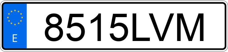 Numer rejestracyjny 8515LVM posiada MERCEDES GLC (253)